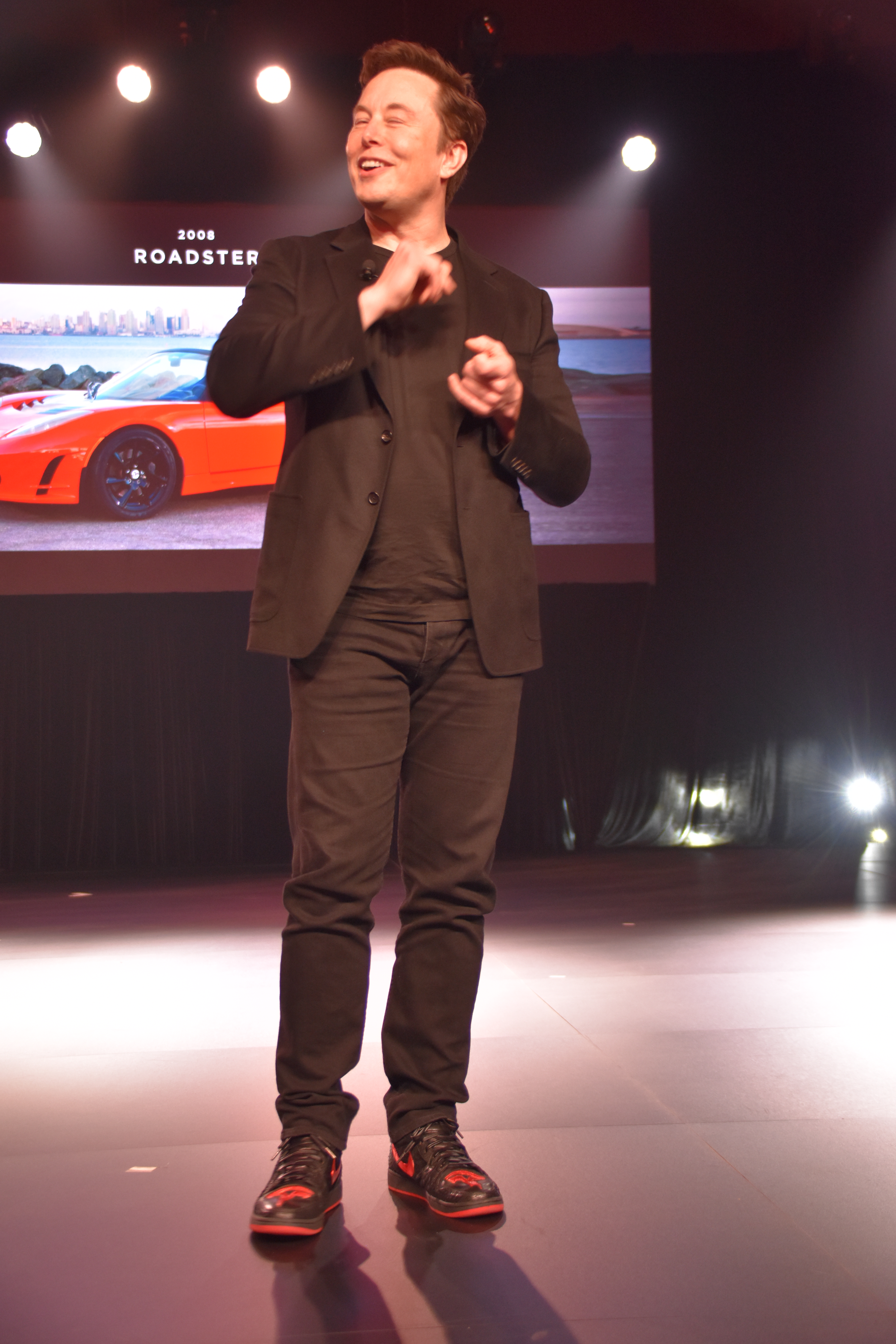Elon Musk bei der Model Y-Präsentation am 14. März 2019 in Los Angeles.