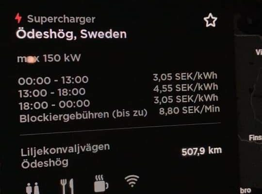 Uhrzeitabhängige Abrechnung am Tesla Supercharger?