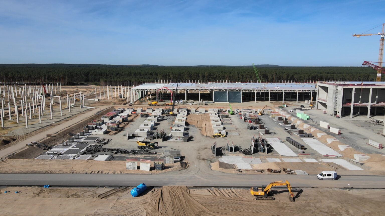 Baufortschritte Bei Der Tesla Gigafactory Grünheide - T&Emagazin