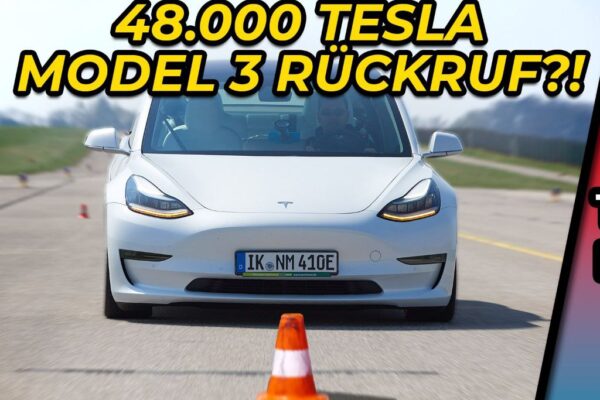 Tesla ruft angeblich 48.000 Model 3 Performance zurück