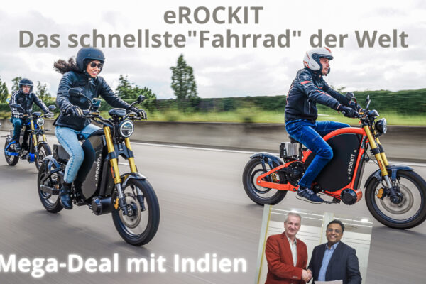 Millionen-Investment: eROCKIT nimmt indische Motovolt als Aktionär auf