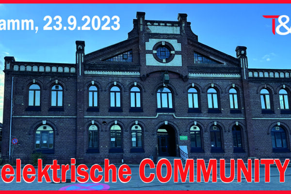 Eindrücke vom Ort der 2befair elektrischen COMMUNITY am 23.9.2023 in Hamm