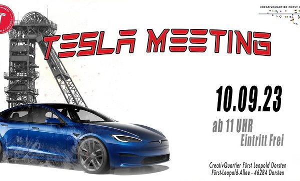 Tesla Meeting am 10.9. in Dorsten