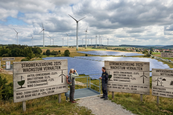 Erneuerbare Energien in Deutschland: Wachstum 2025 verhalten