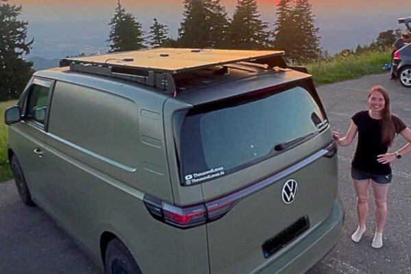 E-Autocamping-Areal bei der elektrischen COMMUNITY