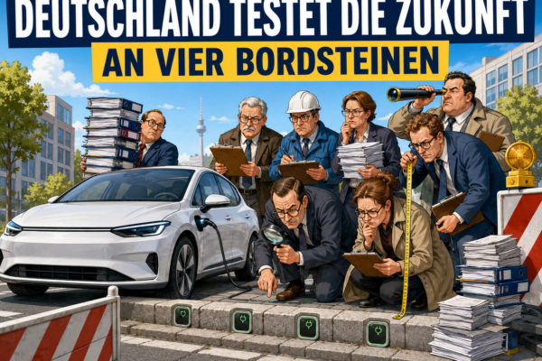 Deutschland testet die Zukunft… an vier Bordsteinen