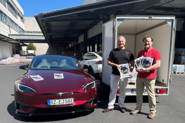 Besondere Abholung des T&Emagazins: Titelmotiv vor Ort