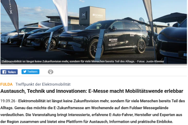 Die elektrische COMMUNITY bei OSTHESSEN|NEWS: Gemeinsam die Mobilitätswende erlebbar machen