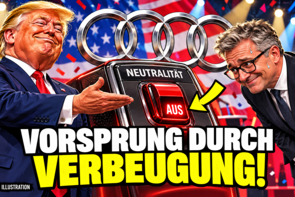 Vorsprung durch Verbeugung: Audi bietet politische Neutralität jetzt als Sonderausstattung an