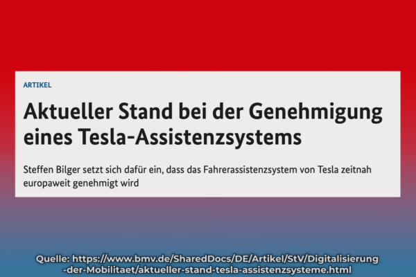 Video der Woche: Rückenwind für FSD – und das Tesla-Auto als Hausspeicher